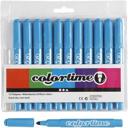 Colortime stiften, lijndikte 5 mm, lichtblauw, 12stuk/ 1 doos [HOB-37334]