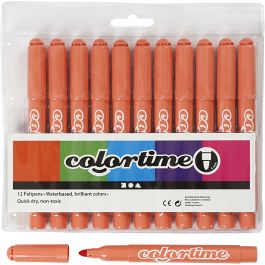 Colortime stiften, lijndikte 5 mm, mandarijn, 12 stuk/ 1 doos [HOB-37352]