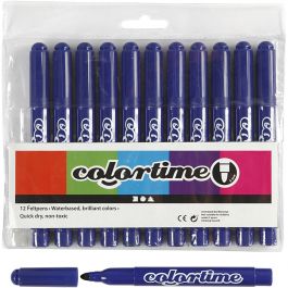 Colortime stiften, lijndikte 5 mm, donkerblauw, 12 stuk/ 1 doos [HOB-37355]