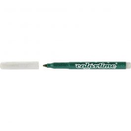 Colortime Glitterstiften, lijndikte 2 mm, diverse kleuren, 6 stuk/ 1 doos [HOB-37370]