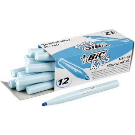 BIC Visa Color Kleurstiften, lijndikte 3 mm, lichtblauw, 12 stuk/ 1 doos [HOB-37456]