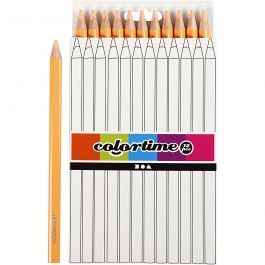 Kleurpotloden, L: 17,45 cm, vulling 5 mm, JUMBO, licht beige, 12 stuk/ 1 doos [HOB-38174]