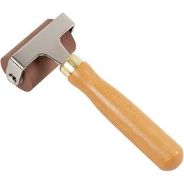 Rubberen roller/linoleumroller, B: 4,90 cm, d 3 cm, 1 stuk [HOB-38221]