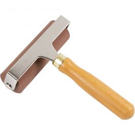 Rubberen roller/linoleumroller, B: 9,80 cm, d 3 cm, 1 stuk [HOB-38223]