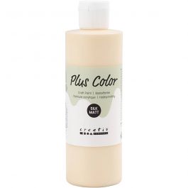 Plus Color Acrylverf, licht beige, 250 ml/ 1 fles [HOB-39404]