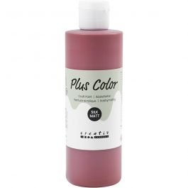 Plus Color Acrylverf, antiek rood, 250 ml/ 1 fles [HOB-39460]