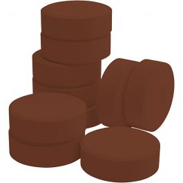 Waterverf, burnt sienna, H: 19 mm, d 57 mm, 10 stuk/ 1 doos [HOB-627274]