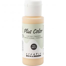 Plus Color Acrylverf, licht beige, 60 ml/ 1 fles [HOB-39604]
