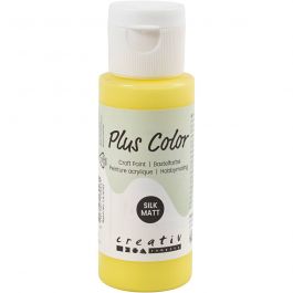 Plus Color Acrylverf, primair geel, 60 ml/ 1 fles [HOB-39675]