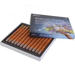 Aquarelkrijt, burnt umber, 12 stuk/ 1 doos [HOB-427375]