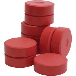 Waterverf, rood, H: 19 mm, d 57 mm, 10 stuk/ 1 doos [HOB-627234]