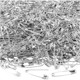 Veiligheidsspelden, L: 22 mm, dikte 0,6 mm, zilver, 500stuk/ 1 doos [HOB-41131]