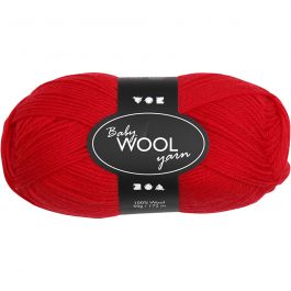 Baby Garen, L: 172 M, rood, 50 gr/ 1 bol [HOB-41327]