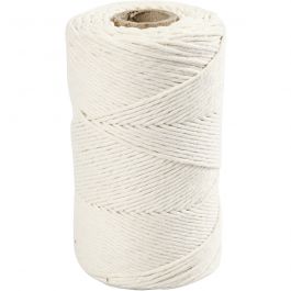 Macramé Koord, L: 198 M, d 2 mm, off-white, 330 gr/ 1 rol [HOB-414760]