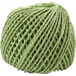 Papier Garen, dikte 2,5-3 mm, lichtgroen, 150 gr, 40 m/ 1 bol [HOB-41727]