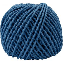 Papier Garen, dikte 2,5-3 mm, donkerblauw, 150 gr, 40 m/ 1 bol [HOB-41730]