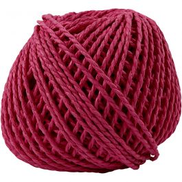Papier Garen, dikte 2,5-3 mm, roze, 150 gr, 40 m/ 1 bol [HOB-41731]