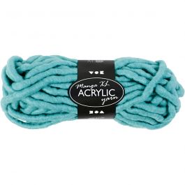 XL Garen van Acryl, L: 17 M, afm manga, turquoise, 200 gr/ 1 bol [HOB-42154]