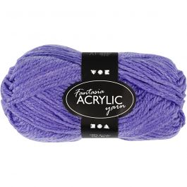 Fantasia acrylgaren, L: 80 M, paars, 50 gr/ 1 bol [HOB-421705]