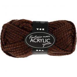 Fantasia Acrylgaren, L: 35 M, Maxi, bruin, 50 gr/ 1 bol [HOB-421880]