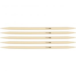 Sokken breinaalden, L: 20 cm, afm 7 mm, 1 set [HOB-42264]