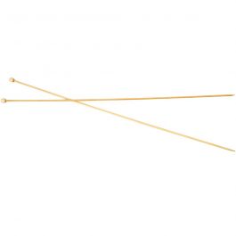 Breinaalden, L: 35 cm, afm 2,5 mm, 1 paar [HOB-42299]