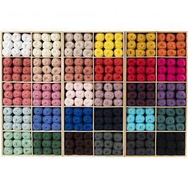 Katoengaren, diverse kleuren, afm 8/4, L: 170 m, 300 bol/ 1 doos [HOB-43100]