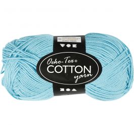Katoengaren, afm 8/4, L: 170 M, turquoise, 50 gr/ 1 bol [HOB-431120]