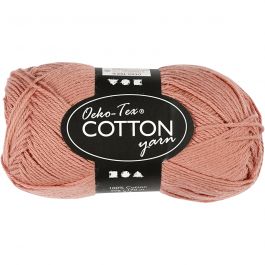 Katoengaren, afm 8/4, L: 170 M, antiek roze, 50 gr/ 1 bol [HOB-431150]