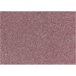 Opstrijkfolie, A5, vel 148x210 mm, glitter, lichtrood, 1 vel [HOB-44333]