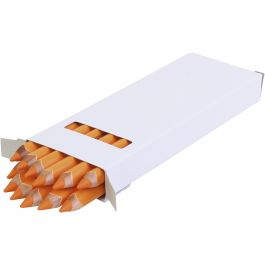 Edu Jumbo Kleurpotlood, dikte 10 mm, vulling 6,25 mm, oranje, 12 stuk/ 1 doos [HOB-408024]