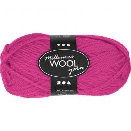 Melbourne wolgaren, L: 92 M, neon roze, 50 gr/ 1 bol [HOB-44709]