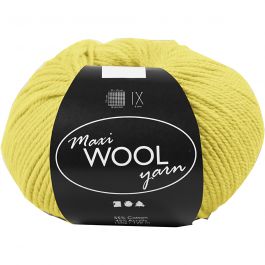 Wolgaren, L: 125 M, geel, 100 gr/ 1 bol [HOB-447402]