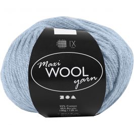 Wolgaren, L: 125 M, zacht blauw, 100 gr/ 1 bol [HOB-447409]