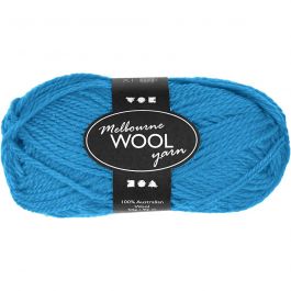 Melbourne wolgaren, L: 92 M, lichtblauw, 50 gr/ 1 bol [HOB-44799]