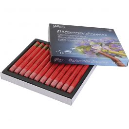 Aquarelkrijt, scarlet, 12 stuk/ 1 doos [HOB-427334]