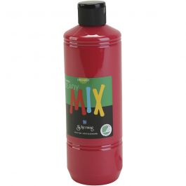 Greenspot Plakaatverf, matt, primair rood, 500 ml/ 1 fles [HOB-642235]