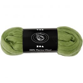 Merino Wol, dikte 21 my, cactus, 100 gr/ 1 doos [HOB-46071]