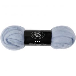 Merino Wol, dikte 21 my, ice blue, 100 gr/ 1 doos [HOB-46075]