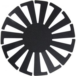 Sjabloon Mand weven, H: 8 cm, d 14 cm, zwart, 10 stuk/ 1 doos [HOB-47451]