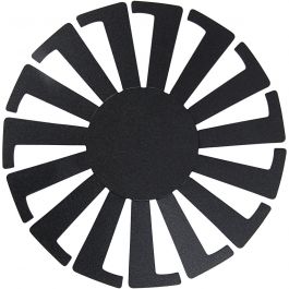 Sjabloon Mand weven, H: 6 cm, d 8 cm, zwart, 10 stuk/ 1 doos [HOB-47453]