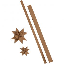 Sterstroken, L: 44+78 cm, B: 15+25 mm, 350 gr, beige, 24 stroken/ 1 doos [HOB-498950]