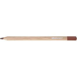 Edugreen Jumbo Kleurpotloden, vulling 5 mm, bruin, 10 stuk/ 1 doos [HOB-408274]