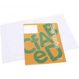 Werkboek met gelinieerd papier, afm 17x21 cm, 64 , 70 gr, 25 stuk/ 1 doos [HOB-115215]