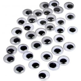 Wiebelogen, niet zelfklevend, d 10 mm, 1000 stuk/ 1 doos [HOB-501101]