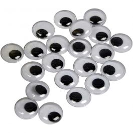 Wiebelogen, niet zelfklevend, d 14 mm, 30 stuk/ 1 doos [HOB-501142]