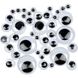 Wiebelogen, niet zelfklevend, d 4-20 mm, 1100 div/ 1 doos [HOB-50122]