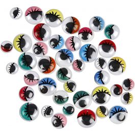 Wiebelogen, niet zelfklevend, d 8-12 mm, 36 div/ 1 doos [HOB-501242]