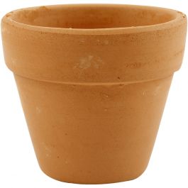 Bloempot, H: 6,5 cm, d 7 cm, 24 stuk/ 1 doos [HOB-50652]