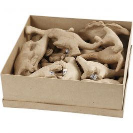 Dinosaurussen, H: 9-12,5 cm, B: 4,5+5,5 cm, 21 stuk/ 1 doos [HOB-50716]